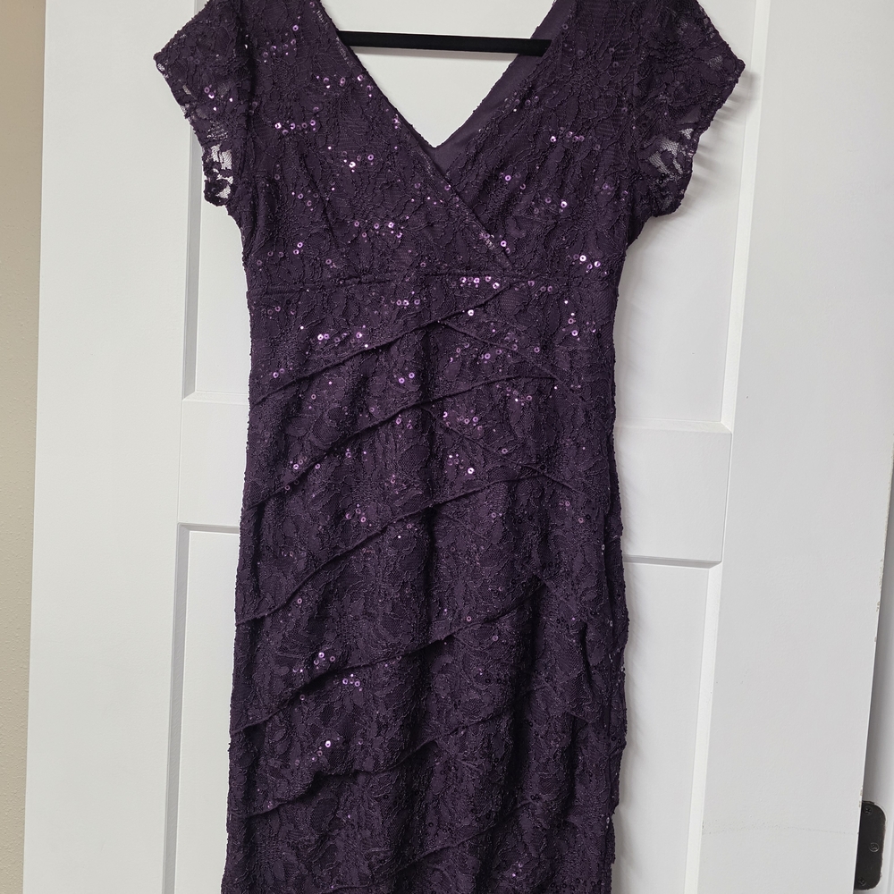 Scarlett Purple Lace Dress